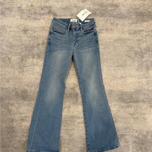 NWT Frame Denim Light Blue Flare Jeans Size 1
